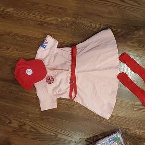 Rockford Peach Baseball Costume